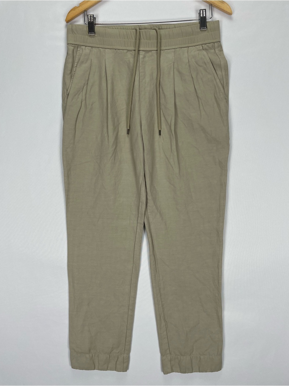 James Perse Linen Blend Pants Beige Tan Mens Size 1 (Small) Casual Beach Travel